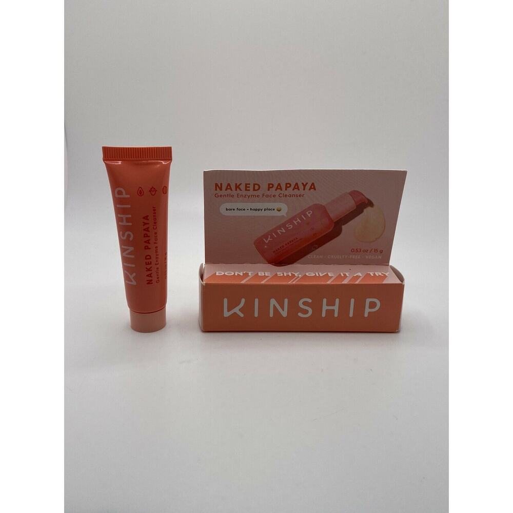 Kinship Naked Papaya Gentle Enzyme Face Cleanser New In Box 0.53 Oz Travel Size